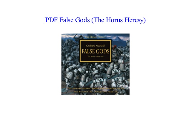 the horus heresy false gods
